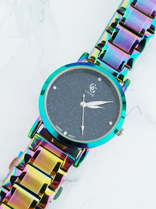 Жіночий годинник Yves Petrol Multicolor