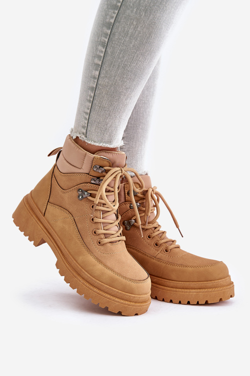 Жіночі ботильйони на шнурівці Camel Rabaria