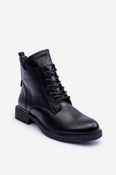 Жіночі шкіряні черевики Tedrick Black Workery