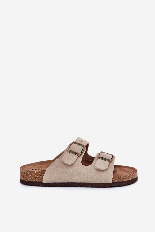 Замшеві Сандалі Для Жінок З Пряжками Big Star RR274A391 Бежеві