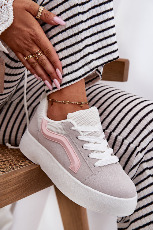 Жіночі Кросівки На Платформі Сірі Tellnira