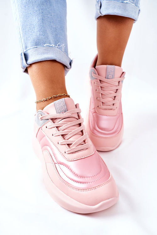 Жіноче спортивне взуття Memory Foam Big Star II274333 Рожевий