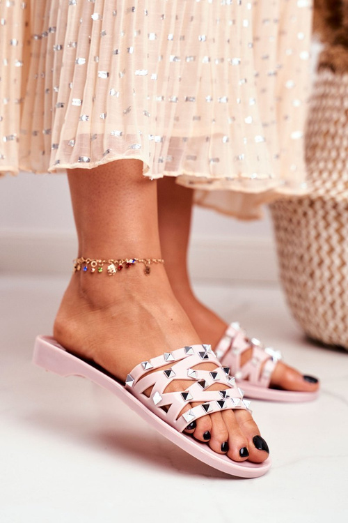 Жіночі гірки рожеві гумові шпильки Patty