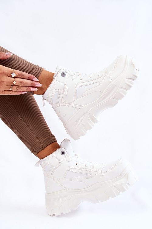 Модні черевики Memory Foam Big Star KK274369 Білі