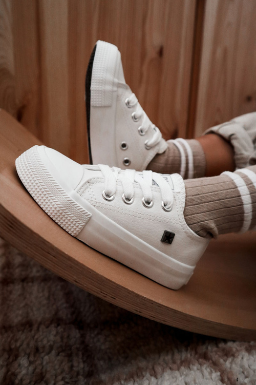 Дитячі шкіряні кросівки BIG STAR JJ374310 Білі