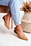 Lu Boo Ballerinas Suede Camel Better