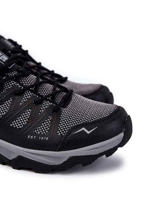 Чоловіче спортивне взуття Trappers Memory Foam Big Star KK174105 Чорний