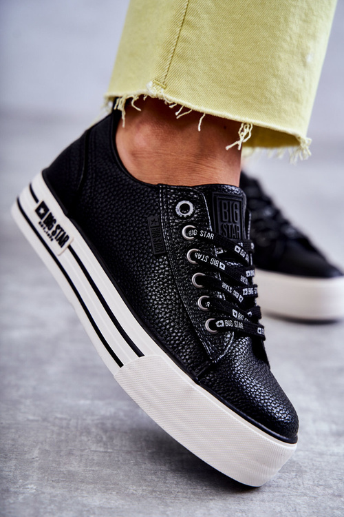 Низькі жіночі кросівки Big Star KK274015 Чорні