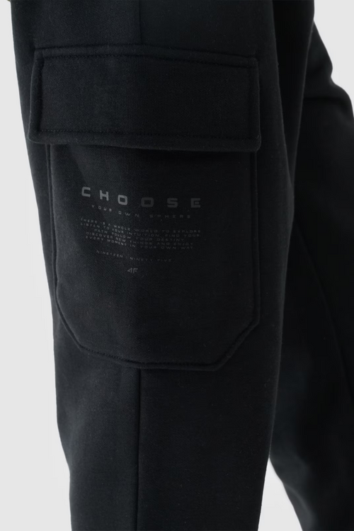 Спортивні штани Joggery для хлопчика 4FJWAW24TTROM760-20S чорний