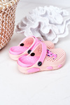 Дитячі поролонові тапочки Crocs Pink Olivia