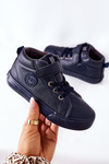 Дитячі високі кросівки Big Star EE374003 Navy Blue