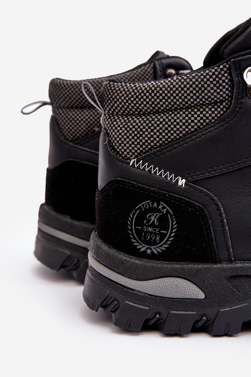 Чоловіче трекінгове взуття Черевики на шнурівці Salomene чорного кольору