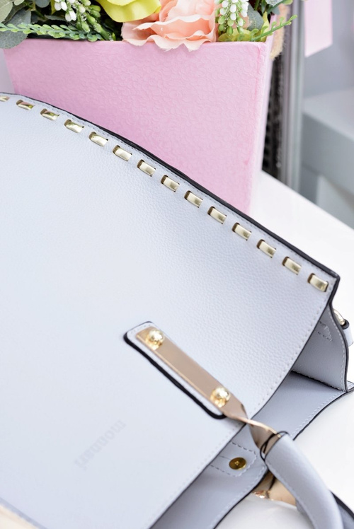 Синя прямокутна жіноча сумка Monnari