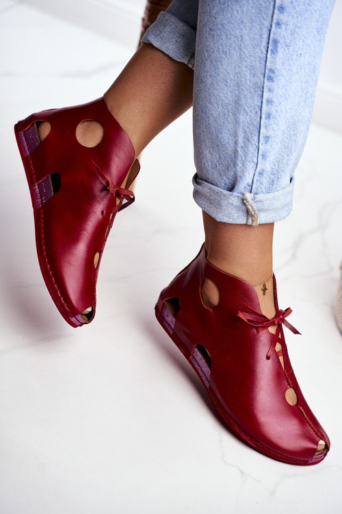 Жіночі броги Maciejka Red 03426-08