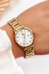 Жіночий сталевий водонепроникний годинник GG Luxe Gold