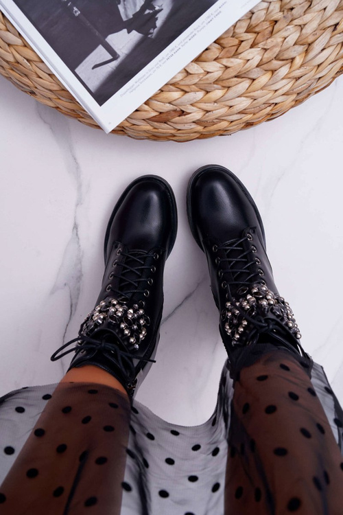 Жіночі високі черевики з клапаном Black Infinity