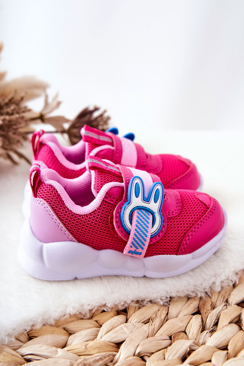 Дитяче спортивне взуття на липучці Befado 516P089 Рожевий