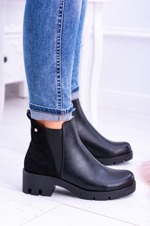 Чорні плоскі черевики Murcio