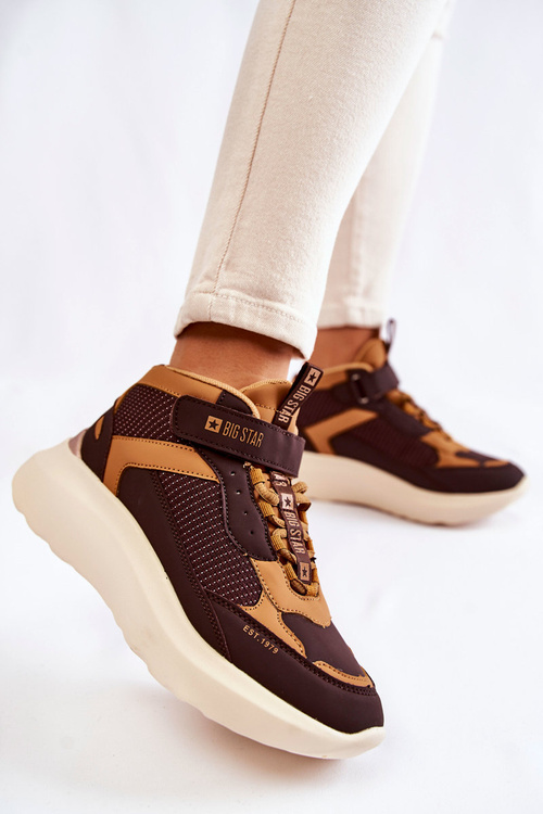 Жіноче спортивне взуття Memory Foam System Big Star KK274404 Коричневий