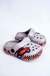 Дитяче взуття Слайди Crocs Grey Road Racing
