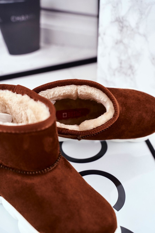 Дитячі снігові черевики Велика зірка з хутром Camel GG374086