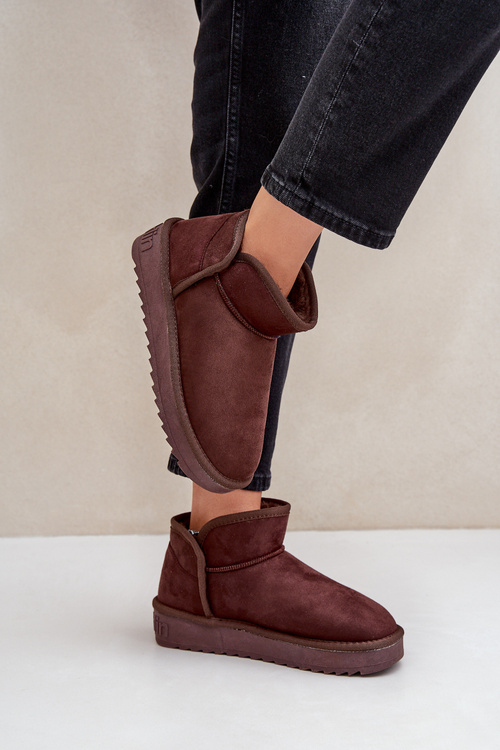 Снігові Черевики На Платформі Жіночі D.Franklin DFSH370010 Шоколадні