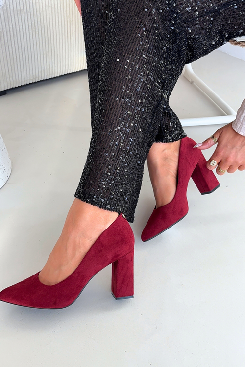 Замшеві туфлі на підборах Sergio Leone PB216 Brodowe