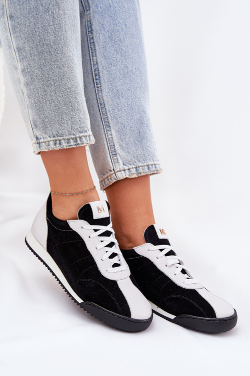 Жіноче Спортивне Взуття з Шкіри Лаура Мессі 2935 Чорні