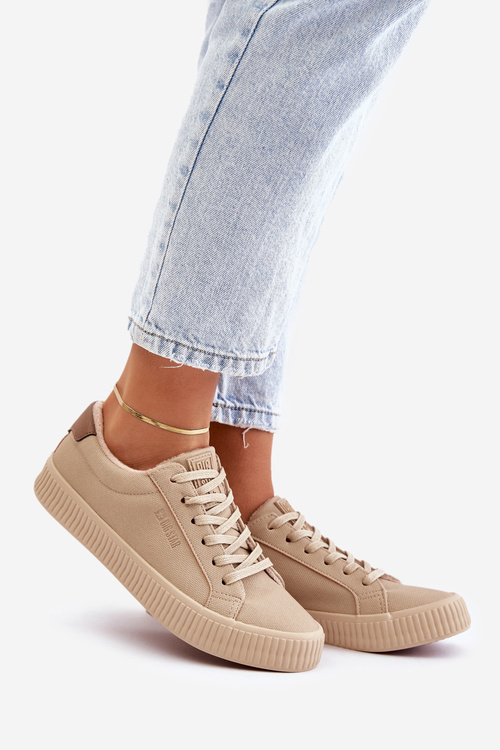 Теплі жіночі кросівки Big Star OO274A461 Бежеві