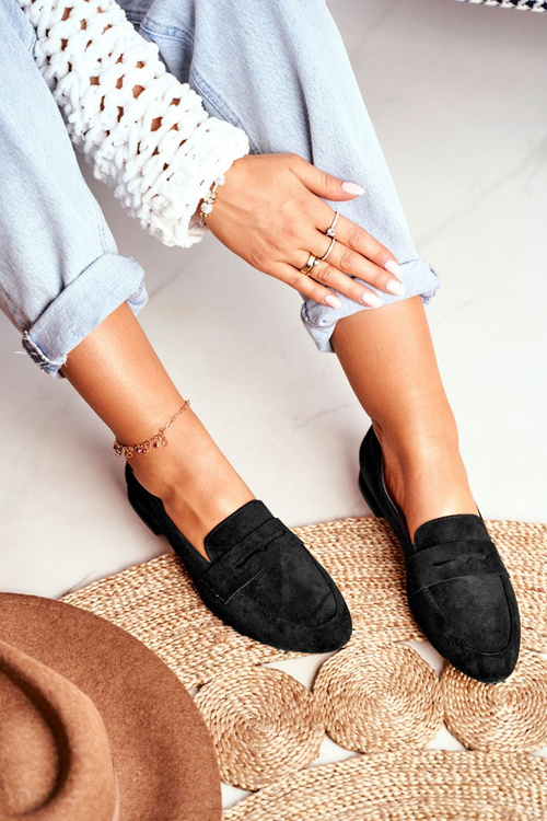 Жіночі замшеві мокасини Sergio Leone MK734 Black Nebbi