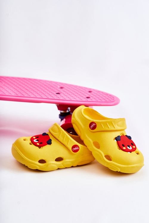 Дитячі тапочки Kroks Ведмедик Befado 159X107 Жовтий