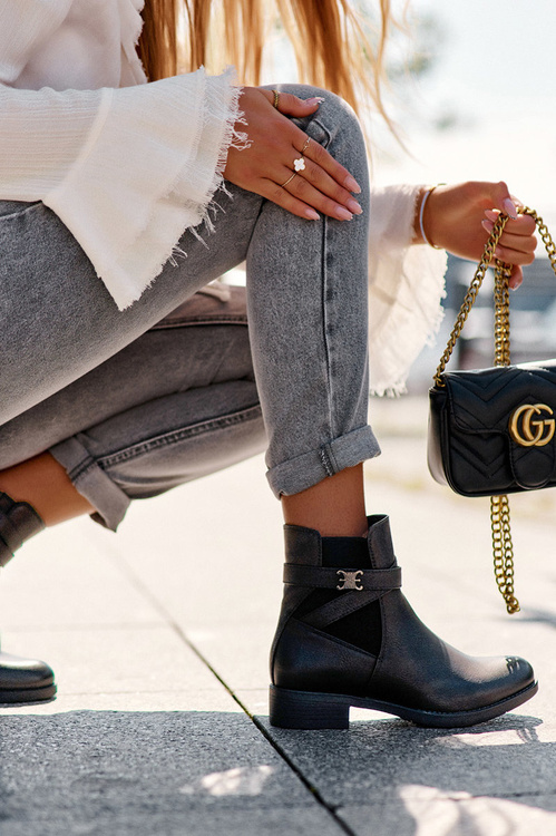 Чоботи жіночі La.Fi 250005B-PU Чорні