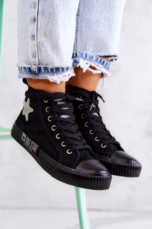 Класичні високі кросівки Big Star JJ274380 Чорні
