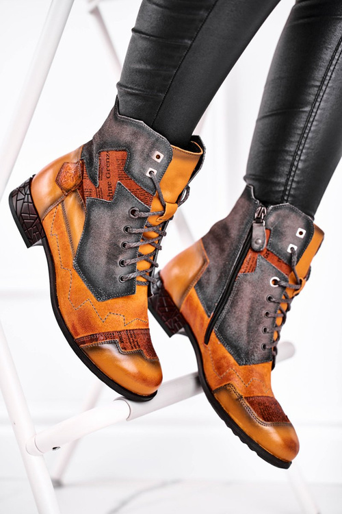 Чоботи жіночі Maciejka Warm Leather Yellow 04625-07