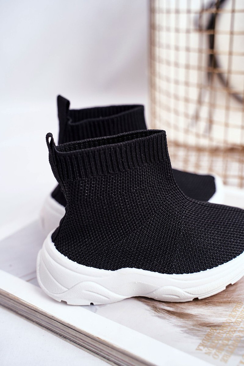 Взуття дитяче високе чорне Viki