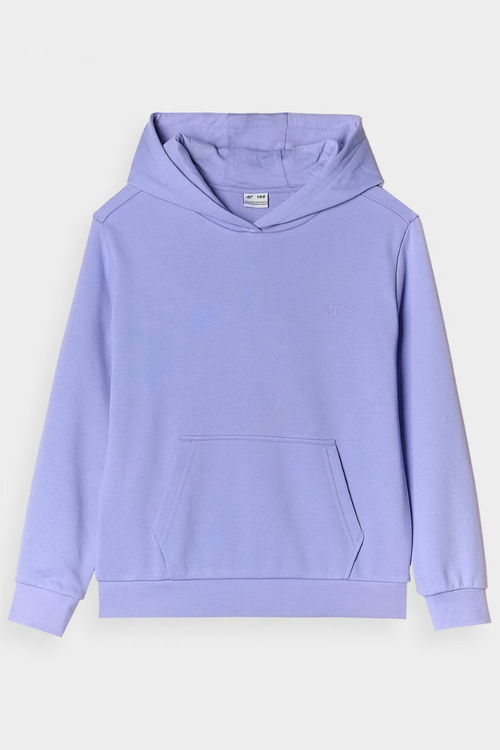 Толстовка без застібки для дівчат гладка 4F 4FJWMM00TSWSF1316-32S