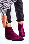 Чоботи жіночі на підборах Maciejka Leather VIolet 04289-05