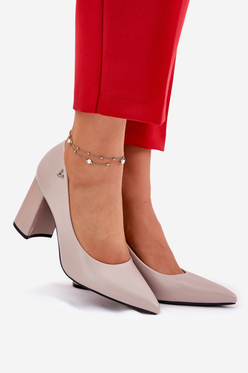 Елегантні Туфлі На Каблуку Vinceza 62220 Сірі