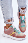 Жіночі кросівки Big Star LL274422 Pink-Beige