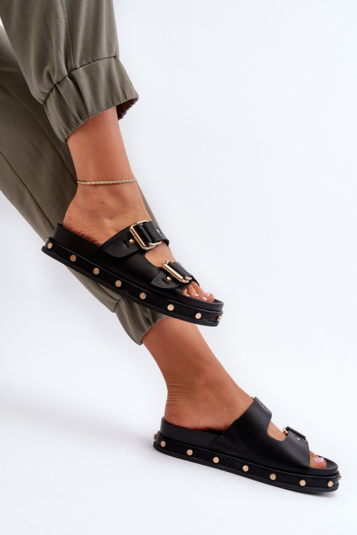 Жіночі босоніжки на платформі Big Star NN27402 Чорні