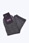 Жіночі бавовняні шкарпетки зі срібною ниткою COSAS чорні