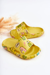 Світлі дитячі тапочки Dinosaurs Yellow Astro