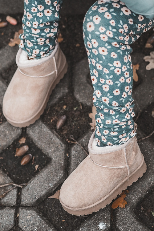 Дитячі сноуборди Botki утеплені бежеві Nallita