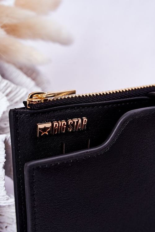 Шкіряний гаманець Big Star HH674009 чорний