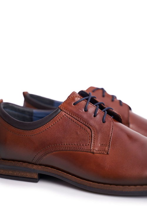 Чоловічі повсякденні шкіряні напівчоботи Nikopol Brown 1726