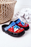Дитячі поролонові тапочки з машиною Чорні