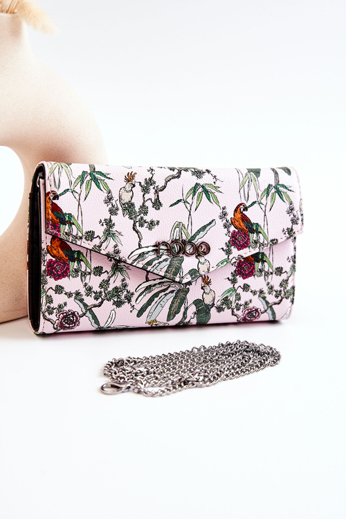 Великий шкіряний гаманець NOBO M0240-CM04 Рожевий