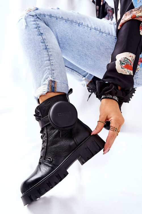 Шкіряна підкладка Workers with Case Big Star II274430 Black