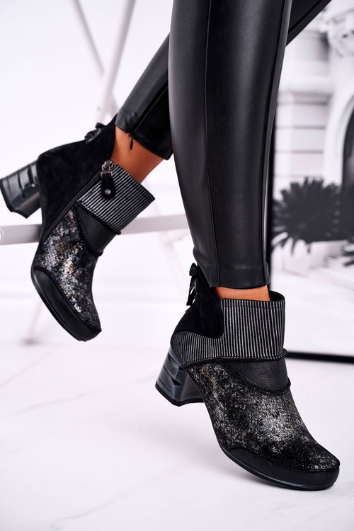 Жіночі черевики Maciejka Warm Leather Dark Navy 03790-20