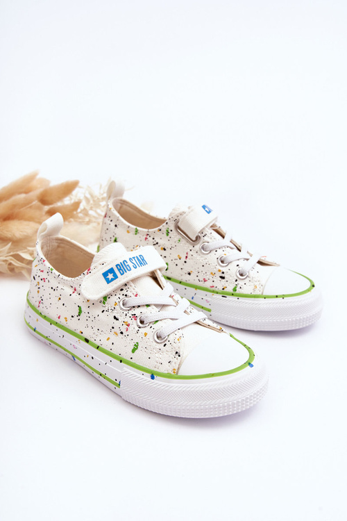 Дитячі кросівки на липучці Big Star LL374062 Білі